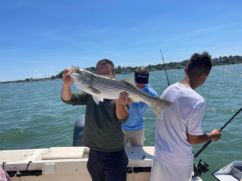 Great day for Stripers! fishing report coverpicture